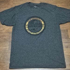 O'NEAL mens short sleeve modern fit t-shirt SIZE MEDIUM COLOR GREY LM8